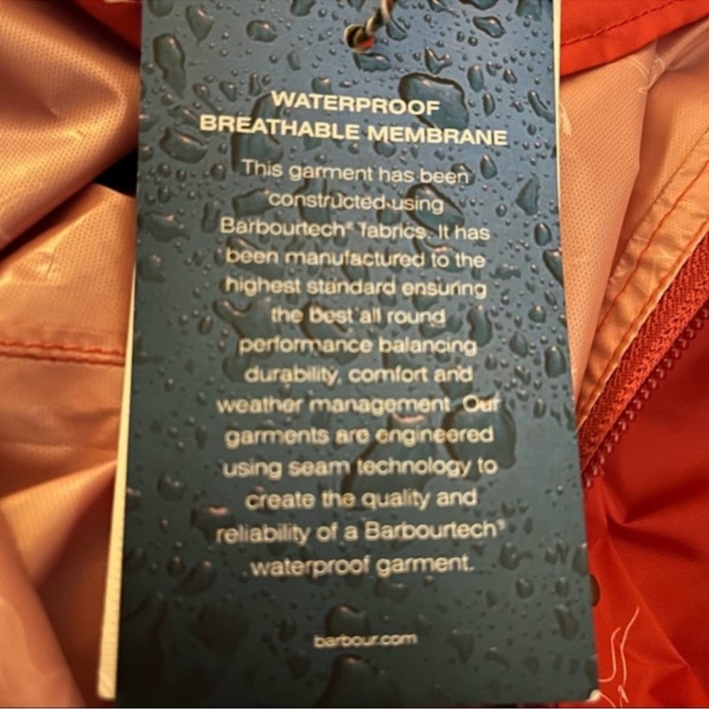 Barbour Red Patterned Utility Jacket - image 5